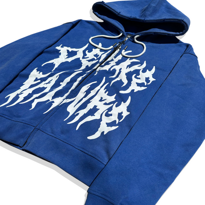 Cosmetic Void Zip-Up |Blue Sun Washed