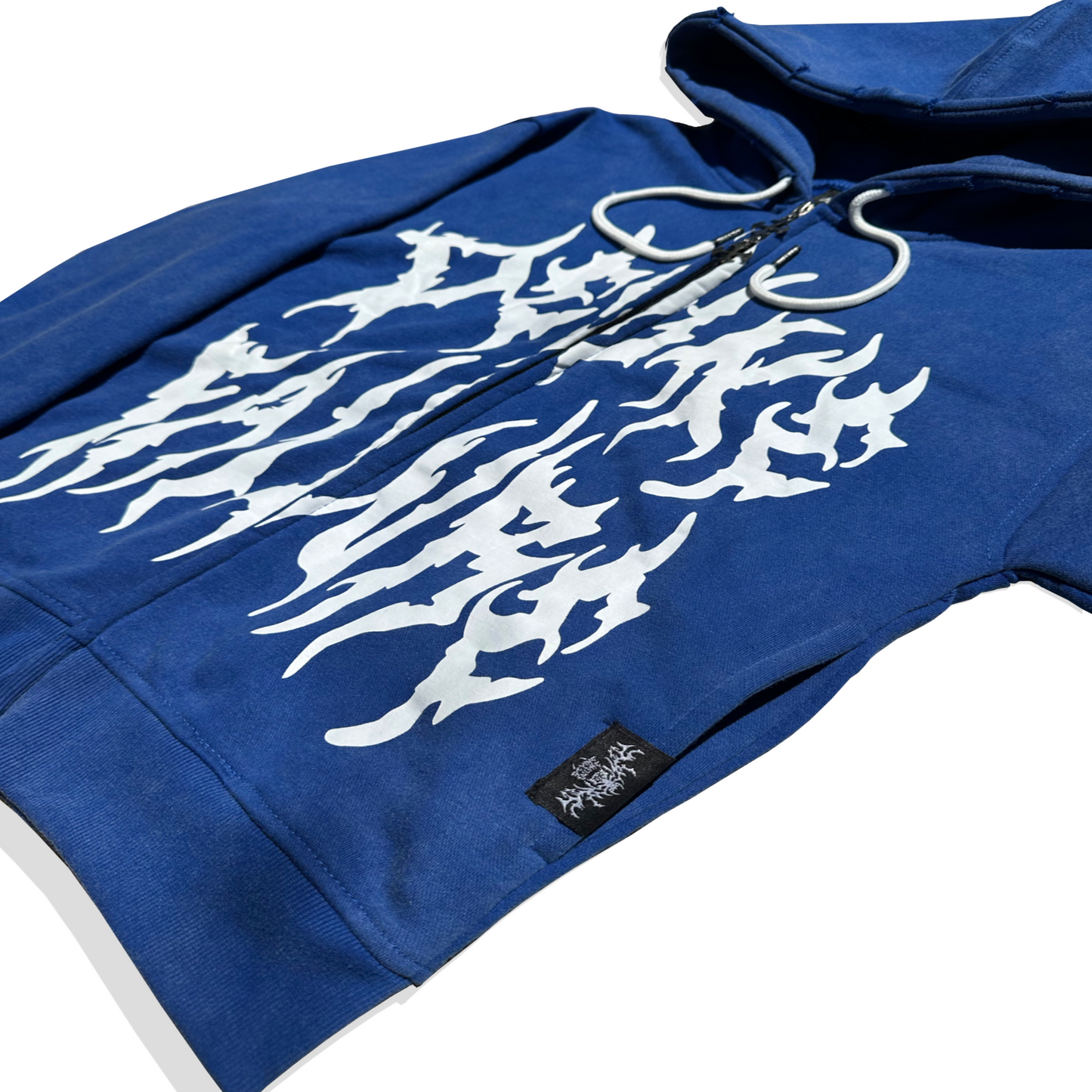 Cosmetic Void Zip-Up |Blue Sun Washed
