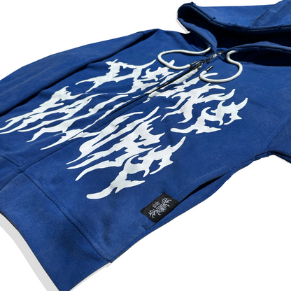 Cosmetic Void Zip-Up |Blue Sun Washed