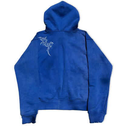 Cosmetic Void Zip-Up |Blue Sun Washed